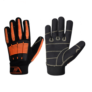 Alta seguridad Lucha contra incendios Puño largo Cuero Construcción Seguridad Guantes de soldadura Resistente al calor Guante de bombero - Product Image 4