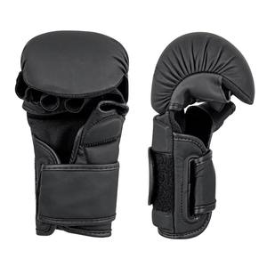 Gants d'entraînement MMA pour sparring, grappling, boxe, Muay Thai, avec fermeture à boucle et crochet, logo personnalisé, évacuation de l'humidité, PU - Product Image 3