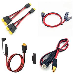 Kabel SAE Male ke Female 1.5mm² 0.3m Kabel Pengisi Daya PV Surya untuk Mobil Koneksi Sensor 2-Pin - Product Image 3