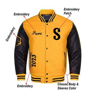 Hommes Nouveau Design College Flight Letterman Street Wear Varsity Jacket Offre Spéciale Custom Made Wholesale Baseball Jackets - Product Image 4