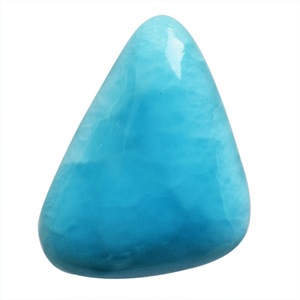 Pectolita Azul, Tamaño 3-21 mm, Corte Elegante, Gema Cabujón de Larimar Natural de la República Dominicana del Mar Caribe para la Fabricación de Joyas - Product Image 1