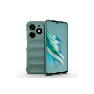 เคส TPU แบบยืดหยุ่นเน็ตซี่สำหรับเทคโน สปาร์ค 20 20 โก A34 A24 C30-ชาติพันธุ์ชาติพันธุ์สีเขียวเข้มซิลิโคนฝาหลัง - Product Image 1