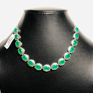 สร้อยคอและต่างหูเงินสเตอร์ลิง 925 ประดับด้วยอัญมณีออนิกซ์ธรรมชาติ ดีไซน์ที่ไม่ซ้ำใครและสวยงามมาก เหมาะสำหรับทุกโอกาส - Product Image 3