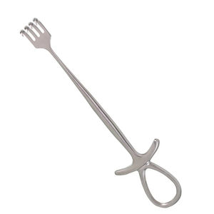 Murphy Retractor 4 pulgadas 4 puntas afiladas 28mm de ancho modificado mango de dedo instrumento quirúrgico Murphy Retractor - Product Image 6