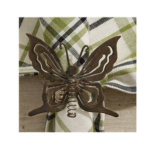 Servilletero de Metal decorativo Araña Decoración elegante simple Servilletero de Metal Soporte de anillo Fabricación en casa Precio barato - Product Image 3