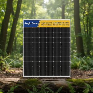 Panel Solar Monocristalino de Media Celda HJT Anglo Solar AS-S144/M10N-565 de 550W - Product Image 3