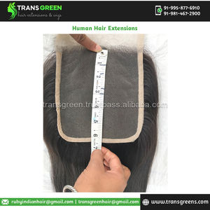 ผมต่อแบบมีลูกไม้หนา22นิ้วแบบตรง5x5 HD ทำจาก100% ธรรมชาติ - Product Image 2