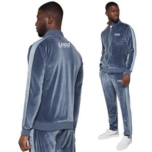 New Style High Quality Men <b>Velvet</b> Hooded <b>Tracksuit</b> Winter Best Arrival Sustainable Breathable Unisex Warm Comfortable Soft - Product Image 2