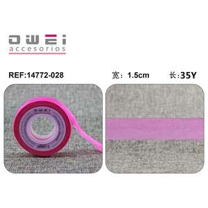 เข็มขัดตกแต่ง1.5ซม. x ริบบิ้น2U 35Y1/C ริบบิ้นของขวัญ - Product Image 1