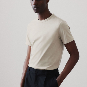 คุณภาพสูง 240 GSM Dropไหล่เฮฟวี่เวทเสื้อยืดหรูหราเปล่าผ้าฝ้ายที่กําหนดเองStreetwearเสื้อยืดขนาดใหญ่Man - Product Image 3