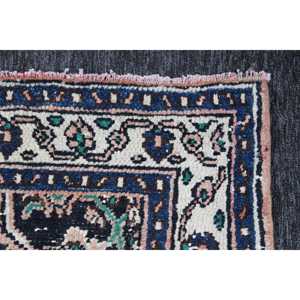 Petit tapis turc de 3,5 x 9,3 pieds, tapis géométrique vintage bronze - Product Image 5