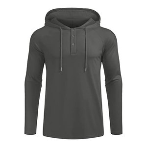 Sudadera con Capucha Casual para Hombre, Invierno, Sólida, Manga Larga, Ligera, Transpirable, Deportiva - Product Image 1