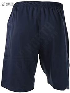 กางเกงขาสั้นออกกำลังกายเอวกลางสำหรับผู้ชาย พิมพ์ลายตามสั่ง ไซส์ใหญ่ ผ้าฝ้าย กางเกงวอร์มลำลอง แห้งเร็ว มีเชือกผูก - Product Image 2