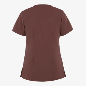 Tenues d'infirmière pour femmes Ensemble de blouses écologiques Conception de haut personnalisée Vêtements d'hôpital Uniformes de soins de santé - Product Image 3