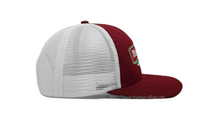 Logotipo personalizado 2D bordado rojo camionero sombreros para los hombres de moda de 6 paneles gorra deportiva al por mayor en Vietnam - Product Image 3