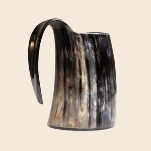 Best Quality Customizable Polished Horn Angel Style Drinking Mug with Smooth Shiny Finish Various Sizes Available - Product Image 2