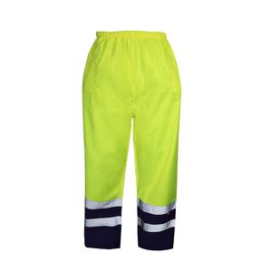 Pantalons de travail d'hiver en polyester hautement recommandés avec bande réfléchissante bicolore haute visibilité et logo personnalisable - Product Image 2
