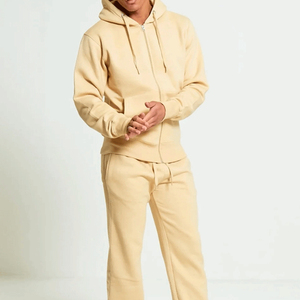 Mens Fleece Jogging Pockets Plain Chándal Sudadera con capucha y pantalones de chándal Conjunto para los inviernos de la mejor calidad - Product Image 3