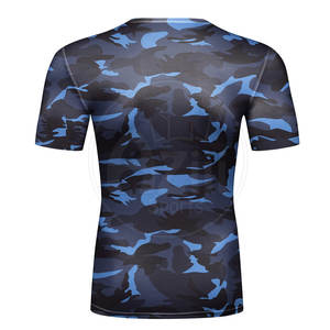 Camiseta de Manga Corta Personalizable de Alta Calidad, Transpirable, Ecológica, de Secado Rápido, Spandex/Poliéster para Hombre, para Deportes Acuáticos - Product Image 3