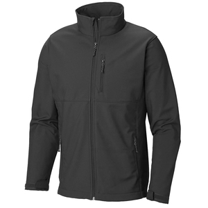 <b>Men's</b> High Quality Stand Collar Softshell <b>Jackets</b> with Front Zipper Customized Logo Printing Lightweight Top for Winter - Product Image 3
