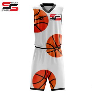 Bajo MOQ Uniformes de baloncesto personalizados Conjunto Ropa deportiva Uniforme de baloncesto transpirable - Product Image 1