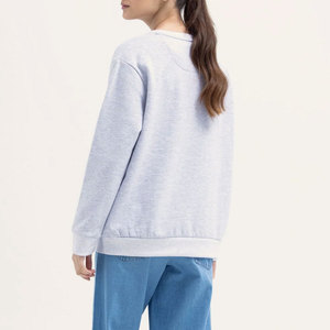 Logo personnalisé sweats en coton pour femmes OEM nouveau design 100% coton nouveau style femmes sweats en coton uni - Product Image 3