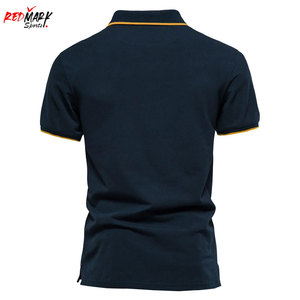 Logotipo personalizado para hombre, antiarrugas, para Polos, hecho en fábrica, último diseño, manga corta, tejido de punto de alta calidad, gran oferta - Product Image 3