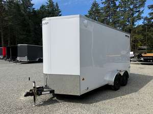 Nuevo Remolque Cerrado Royal LT de 7'x14' 2' con Punta en V, Remolque de Carga Cerrado, Remolque de Transporte de Automóviles de Doble Eje, Remolque Utilitario de Aluminio - Product Image 3