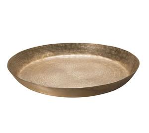 Plateau de service en métal de luxe en forme de métal avec des fleurs décoratives Meilleure qualité Écologique Plateau de service pour la maison et les événements de mariage - Product Image 1