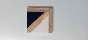 Juego de posavasos con incrustaciones de resina redonda MDF de estilo clásico para decoración de mesa de té y café en uso doméstico y en restaurantes - Product Image 6