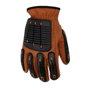 Guantes cortados de piel de cabra resistentes a impactos Van Goat TPR Guantes de protección contra impactos Guantes clasificados contra cortes e impactos - Product Image 5