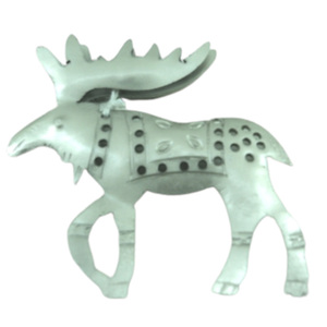 Juego de 3 estrellas colgantes de hierro medianas decoración de pared chapada en óxido para árbol de Navidad hecho a mano en Material metálico a granel - Product Image 6