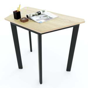 Mesa Trapezoidal Mini HBLG017 88x50x75cm, Mueble Escolar Moderno Estilo Lego, Escritorio para Profesor/Estudiante, para Uso en Taller, Hecho de Madera Contrachapada - Product Image 2