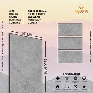 Siêu chất lượng kỹ thuật số in thiết kế tường và sàn 60x120 sứ đá tự nhiên gạch cho sàn đá cẩm thạch màu đen và trắng tĩnh mạch - Product Image 3