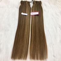 Haute Qualité 4 + 8 + 27 Balayage Couleur Micro Link Extensions En Gros Extensions De Cheveux Humains Raides