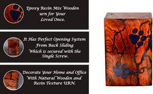 Luxury New Pet Urn <b>for</b> Dog <b>Ashes</b> - Cat Memorial Urn <b>Box</b> Keepsake Memory Cat and Dog urn <b>Box</b> Pet Memorial - Product Image 2