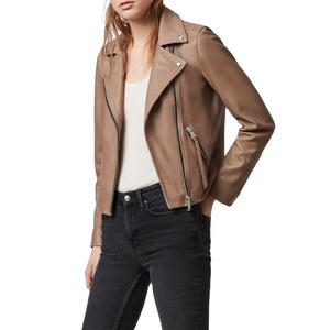 Venta caliente elegante chaqueta de cuero para mujer Color mejor calidad chaqueta de cuero con logotipo personalizado chaqueta de cuero en Nurak 2025 - Product Image 3