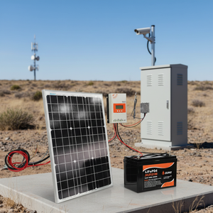 Système d'énergie solaire MPPT Starlink à installation facile, batterie LiFePO4 48V, caméras CCTV PoE, <span class=keywords><strong>kit</strong></span> stable 300W x2, sortie DC-DC 24/7 - Product Image 1