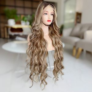 Perruque de cheveux longs de couleur personnalisée perruques de cheveux humains avec fermeture en dentelle HD vietnamienne - Product Image 3