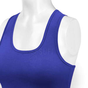 Fashion Casual <b>Women's</b> <b>Knitted</b> Short Crop <b>Tank</b> <b>Top</b> Breathable Front Gym Yoga Fitness Summer Wear Customizable Polyester Spandex - Product Image 5
