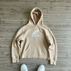 Sudadera con capucha térmica de invierno para hombre, de punto liso, con cremallera completa, 100% algodón grueso, estilo básico, mezcla de algodón. - Product Image 5