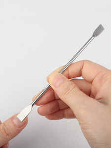 Empujador de cutículas de uñas al por mayor herramienta de manicura empujador de cutículas de acero inoxidable - Product Image 2