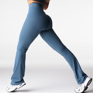 Breathable River Effortless Flare <b>Leggings</b> Figure Flattering Hip Seam High Waist And Active Wear Fashion Gym <b>Leggings</b> For Women - Product Image 6