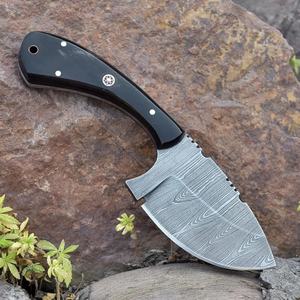 Custom Handmade Damascus Steel DIY Skinning Camping Hunting <b>Knife</b> Fixed Blade Bone Handle <b>Sheath</b> OEM Wholesale - Product Image 4