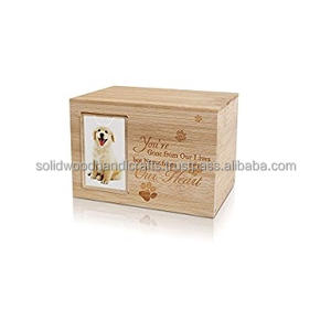 Vente chaude nouveau Design urnes en bois pour animaux de compagnie cendres bois crémation cadre Photo urnes pour chat et chien cendres - Product Image 6