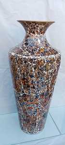 Mosaïque de verre design fer mosaïque décor à la maison pot de fleur antique pot de fleur design mosaïque pot de fleur - Product Image 4