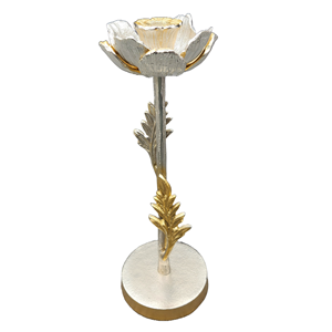 Estatua de adorno de Metal estructurado Floral, decoración de lujo para el hogar con diseño atractivo, artículo de regalo de boda de calidad confiable - Product Image 2