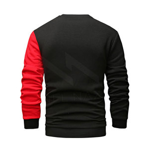 Sweat-shirt à col rond pour homme 2023 Hot Design OEM Custom Made Men Cotton Plain Sweatshirt avec manches longues - Product Image 2