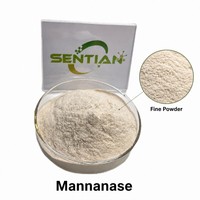 Poudre d'enzyme mannanase de qualité alimentaire 50000 U/g pour l'alimentation des volailles et des porcs
