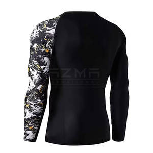 Vente en gros Prix Grappling Rash Guard à manches longues MMA Rush Guard MMA Rush Guard En stock - Product Image 2
